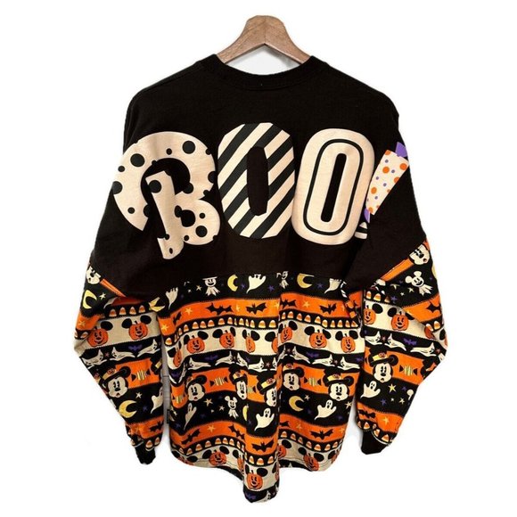 2020 Disney Store Disneyland Halloween Mickey BOO! Adult Spirit Jersey Sz Small